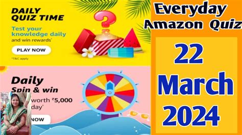 Amazon Daily Quiz Answers Today for 6 March 2024 .